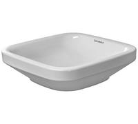 Duravit DuraStyle - Lavabo sobre encimera, 43x43 cm, con WonderGliss, blanco 03494300001