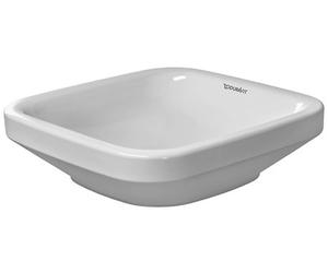 Duravit DuraStyle - Lavabo sobre encimera, 43x43 cm, con WonderGliss, blanco 03494300001