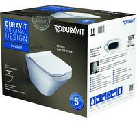 Duravit DuraStyle taza de inodoro con asiento de cierre suave suspendido blanco 45520900A1