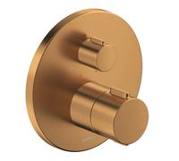 Duravit - Grifo de bañera termostático empotrado, bronce cepillado TH4200016004