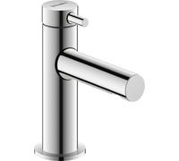 Duravit Grifo de columna Circle, 90 mm de proyección, sin juego de desagüe, cromo, CE1080002010