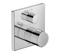 Duravit - Grifo empotrado termostático para 2 dispositivos, cromo TH4200013010
