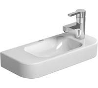 Duravit Happy D.2 - Lavamanos 50x22 cm, sin rebosadero, con orificio para grifo a la derecha, blanco 0711500008