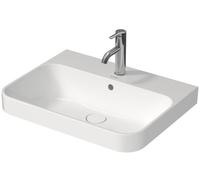 Duravit Happy D.2 lavabo 60x46 cm rectangular sobre encimera blanco brillante 2360600000