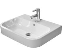 Duravit Happy D.2 lavabo 60x46 cm semicircular sobre encimera blanco brillante 2315600000
