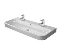 Duravit Happy D.2 lavabo 120x50.5 cm rectangular para mueble blanco brillante 2318120024