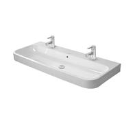 Duravit Happy D.2 lavabo 120x50.5 cm rectangular clásico-para mueble blanco brillante 2318120026