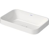Duravit Happy D.2 Plus - Cuenco de lavabo encastrable, 60x40 cm, sin rebosadero, antracita mate 2359601300