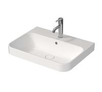 Duravit Happy D.2 lavabo 60x46 cm rectangular sobre encimera blanco brillante 2360600000