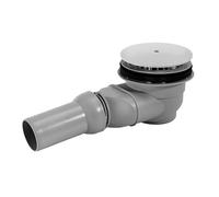 Duravit - Juego de desagüe para platos de ducha, desagüe horizontal, cromo 790263000000000