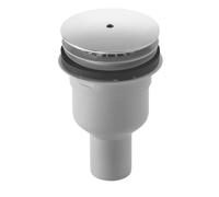 Duravit - Juego de desagüe para platos de ducha, desagüe vertical, cromo 790269000000000