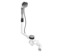 Duravit - Juego de desagüe y rebosadero de bañera, bovden, cromo 792200000001000