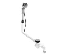 Duravit - Juego de desagüe y rebosadero de bañera, bovden, cromo 792206000001000