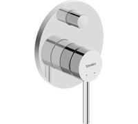 Duravit Circle - Grifo empotrado para 2 aparatos, con cuerpo de montaje, cromo CE4210008010