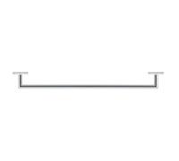 Duravit Karree toallero cromo 0099591000
