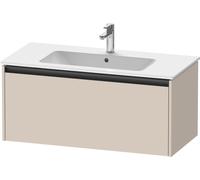 Duravit Ketho.2 mueble bajo lavabo suspendido, 1 extraíble, 1010x440x480mm, para ME by Starck 233610, K25064083830000, Color: Decoración supermate color topo