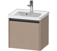 Duravit Ketho.2 mueble bajo lavabo suspendido, 1 extraíble, 484x440x375mm, para D-Neo 074250, K25080075750000, Color: Lino mate decorativo