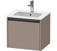 Duravit Ketho.2 mueble bajo lavabo suspendido, 1 extraíble, 510x440x420mm, para ME by Starck 233653, K25061043430000, Color: Decoración Basalto Mate
