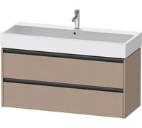 Duravit Ketho.2 mueble bajo lavabo suspendido, 2 cajones, 1184x440x460mm, para Vero / Vero Air 235012, K25279075750000, Color: Lino mate decorativo