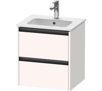 Duravit Ketho.2 mueble bajo lavabo suspendido, 2 cajones, 510x549x420mm, para ME by Starck 233653, K25261084840000, Color: Decoración blanco supermate