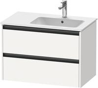 Duravit Ketho.2 mueble bajo lavabo suspendido, 2 cajones, 810x549x480mm, para lavabo ME by Starck posición derecha 234683, K25268018180000, Color: Blanco Mate Decoración