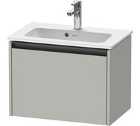 Duravit Ketho.2 mueble bajo lavabo suspendido, 610x440x390mm, para ME by Starck 234263, 1 cajón, K25055007070000, Color: DecoraciÃ³n gris hormigÃ³n mate