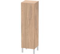 Duravit L-Cube armarios de media altura individuales, 1 puerta, apertura a la derecha, dimensiones variables, 250-500x200-363x901-1320mm, LC1190R5555, Color: Decoración marmolada de roble