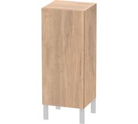 Duravit L-Cube armarios de media altura individuales, 1 puerta, apertura a la izquierda, dimensiones variables, 250-500x200-363x600-900mm, LC1189L5555, Color: Decoración marmolada de roble