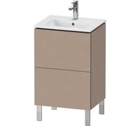 Duravit L-Cube mueble bajo lavabo, vertical Compact, 2 extraíbles, 520x704x421mm, LC667107575, Color: Decoración de lino