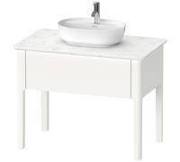 Duravit Luv mueble bajo lavabo, vertical LU9564, 938 x 570 mm, 1 cajón, LU956403636, Color: Blanco seda lacado mate
