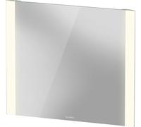 Duravit Luz y espejos Bette espejo con iluminación LED, interruptor con sensor, campos de luz en el lateral, altura 700mm, blanco mate, LM7876000000000, Longitud: 800 mm