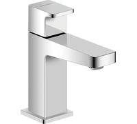 Duravit Manhattan grifo de columna, 90 mm de proyección, sin juego de desagüe, MH1080002010, Color: Cromo alto brillo