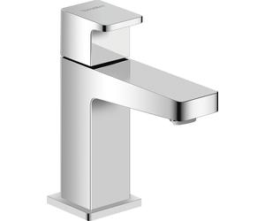 Duravit Manhattan grifo de columna, 90 mm de proyección, sin juego de desagüe, MH1080002010, Color: Cromo alto brillo