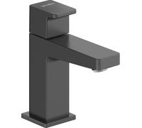 Duravit Manhattan grifo de columna, 90 mm de proyección, sin juego de desagüe, MH1080002046, Color: Negro Mate
