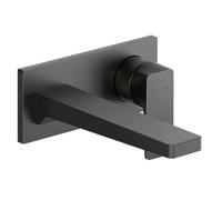 Duravit Manhattan - Grifo empotrado de lavabo, negro mate MH1070004046