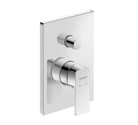 Duravit Manhattan - Grifo empotrado para 2 aparatos, con cuerpo de montaje, cromo MH4210008010