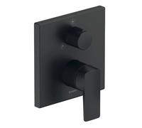 Duravit Manhattan - Grifo empotrado para 2 dispositivos, negro mate MH4210012046