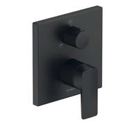 Duravit Manhattan - Grifo empotrado para 2 dispositivos, negro mate MH5210012046