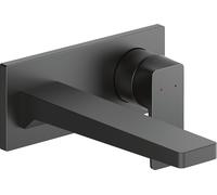 Duravit Manhattan Mezclador monomando de lavabo, empotrado, proyección 189 mm, sin juego de desagüe, MH1070004046, Color: Negro Mate