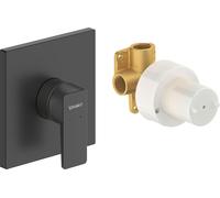 Duravit Manhattan Set monomando empotrado, 1 unidad, MH4210007046, Color: Negro Mate