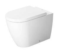 Duravit ME by Starck - Inodoro de pie, desagüe posterior, con HygieneGlaze, blanco/blanco mate 2169099000