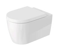 Duravit ME by Starck - Inodoro suspendido con asiento SoftClose, sin borde, DuraShield, blanco. 452909AAA1