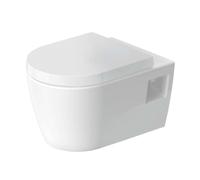 Duravit ME by Starck - Inodoro suspendido, Rimless, HygieneFlush, DuraShield, blanco 251709AA00