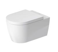Duravit ME by Starck - Inodoro suspendido, sin borde, HygieneFlush, DuraShield, blanco 257909AA00