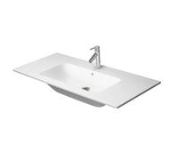 Duravit ME by Starck - Lavabo 103x49 cm, con rebosadero, agujero para grifo, DuraShield, blanco 233610AA00