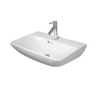 Duravit ME by Starck - Lavabo 60x40 cm, con rebosadero, agujero para grifo, blanco mate 234360AC00