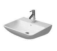 Duravit ME by Starck - Lavabo 60x46 cm, 1 orificio para grifo, con WonderGliss, blanco mate 23356032001