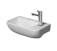 Duravit ME by Starck - Lavamanos 40x22 cm, con 1 orificio para grifería a la derecha, blanco alpino 0717400000