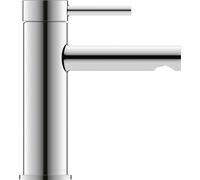 Duravit Mezclador monomando de lavabo Circle M FreshStart, sin juego de desagüe, 117 mm de proyección, cromo, CE1021002010