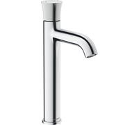 Duravit Mezclador monomando de lavabo Tulip blanco, cromo brillo, proyección 140 mm, WT1030002010